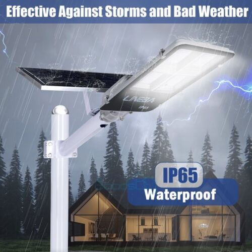 Commercial Solar Street Light Outdoor Dusk to Dawn For basketball court Garden - Image 39