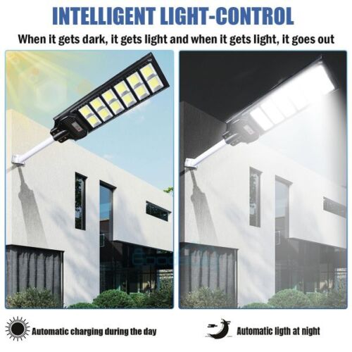 Commercial Solar Street Light Outdoor Dusk to Dawn For basketball court Garden - Image 53