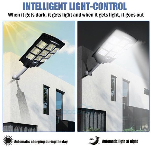 Commercial Solar Street Light Outdoor Dusk to Dawn For basketball court Garden - Image 65