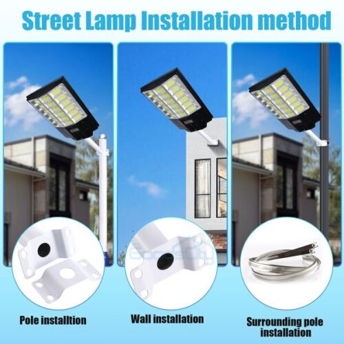 Commercial Solar Street Light Outdoor Dusk to Dawn For basketball court Garden - Image 77