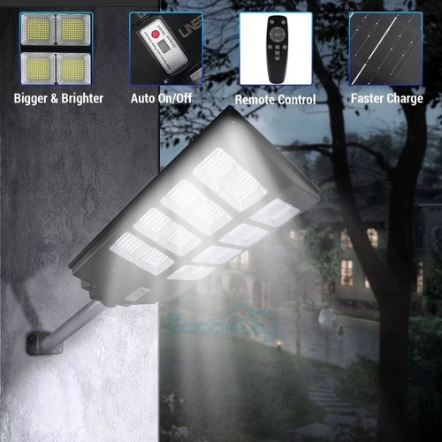 Commercial Solar Street Light Outdoor Dusk to Dawn For basketball court Garden - Image 93