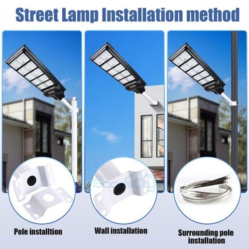 Commercial Solar Street Light Outdoor Dusk to Dawn For basketball court Garden - Image 104