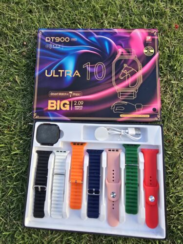 Smartwatch  Combo With 7 Bands 49 mm   Black - Image 3