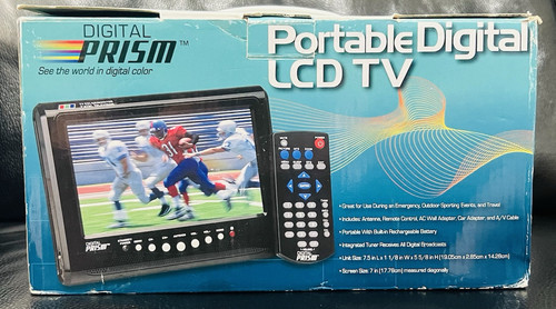 Tyler TTV706-10BK Black 10" Portable Widescreen 1080P Digital LCD TV With Remote - Image 3