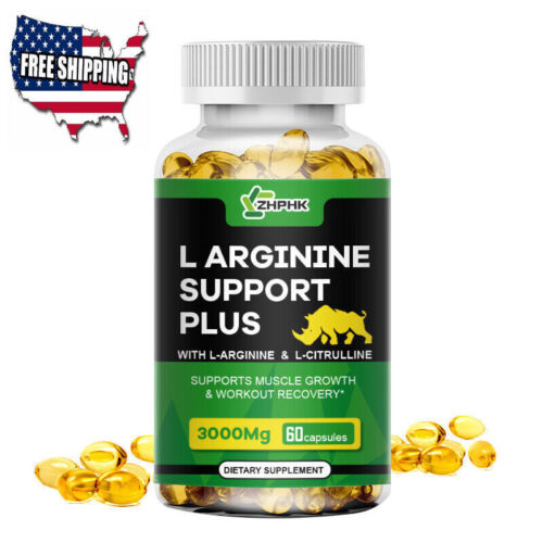 L-Arginine 3000mg Nitric Oxide,Testosterone Booster,Sperm Health, Energy Support - Image 8