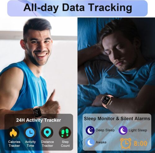 2025 Smart Watch For Men/Women, Waterproof Smartwatch Bluetooth Samsung iPhone - Image 20