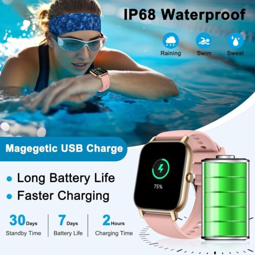 2025 Smart Watch For Men/Women, Waterproof Smartwatch Bluetooth Samsung iPhone - Image 21