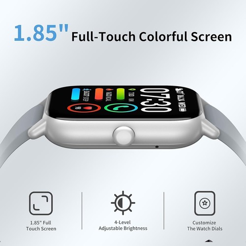 2025 Smart Watch For Men/Women, Waterproof Smartwatch Bluetooth Samsung iPhone - Image 44