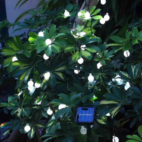Solar Powered 50 LED String Light Garden Path Yard Decor Lamp Outdoor Waterproof - Image 7