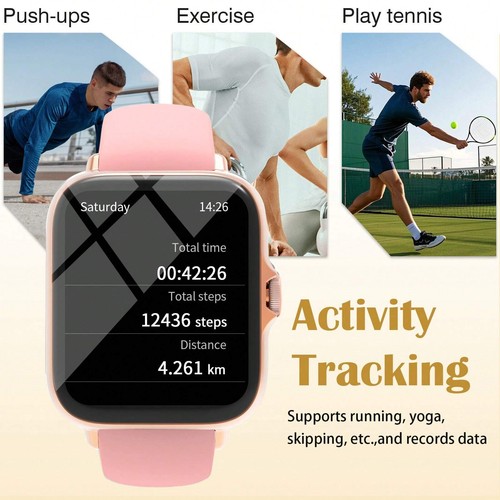 Smartwatch with Wireless Calls, Music, SMS & Sports Modes, - Image 8