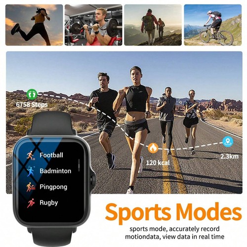 Smartwatch with Wireless Calls, Music, SMS & Sports Modes, - Image 28