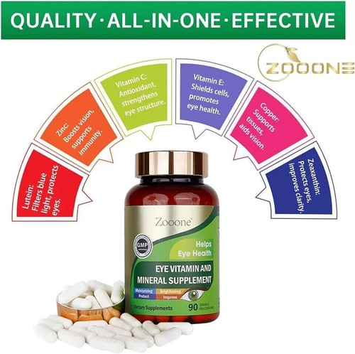 1 Pack Zooone- Lutein Eye Vitamins Zeaxanthin to Support Eye Health, 90 Tablets - Image 6