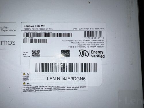 Lenovo Tab M11, 11" IPS  400 nits, 4GB, 128GB eMMC, Bundled With Pen And Case - Image 4