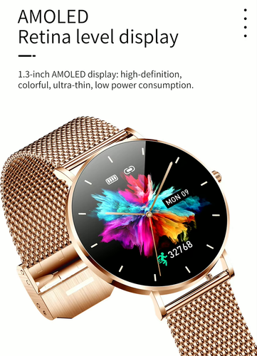 2025 Smart Watch for Women, Slim Waterproof Smartwatch, Bluetooth iPhone Samsung - Image 3