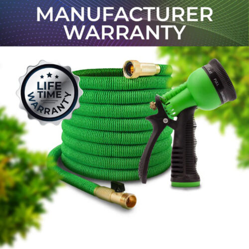 50 75 100ft HEAVY DUTY 4X Stronger Deluxe Expandable Flexible Garden Water Hose - Image 2