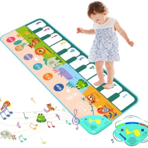 Baby Piano Mat - Jefshon 35 Music Sounds Dance Floor Mat, Music Keyboard Touc... - Image 2