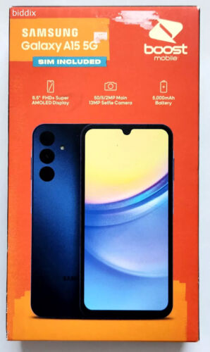 Boost Mobile LOCKED Samsung Galaxy A15 5G 6.5" 128GB Smartphone - Brand NEW - Image 2
