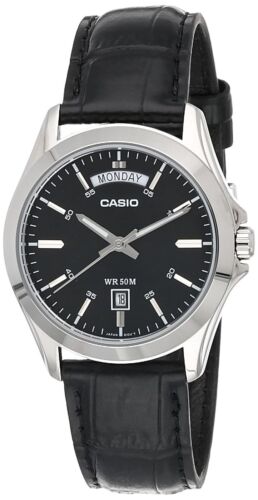 Casio MTP-1370L-1A NEW Men's Watch Analog Display Quartz Movement Black Band - Image 3