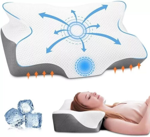 Cervical Memory Foam Pillow for Neck Pain Relief Neck Support Pillows (RANDOM) - Image 2