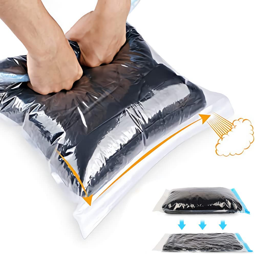 Compression Bags Travel Accessories 10 Pack Space Saver Bags No Vacuum or Pump - Image 4