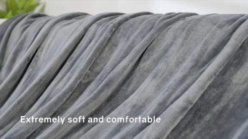 Electric Heated Blanket 50x60" Machine Washable Fast Heating Ultra Soft or Twin - Image 4