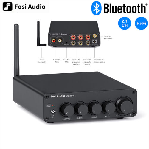 Fosi Audio BT30D PRO Bluetooth 5.0 2.1 Channel Receiver Amplifier Class D HiFi - Image 2