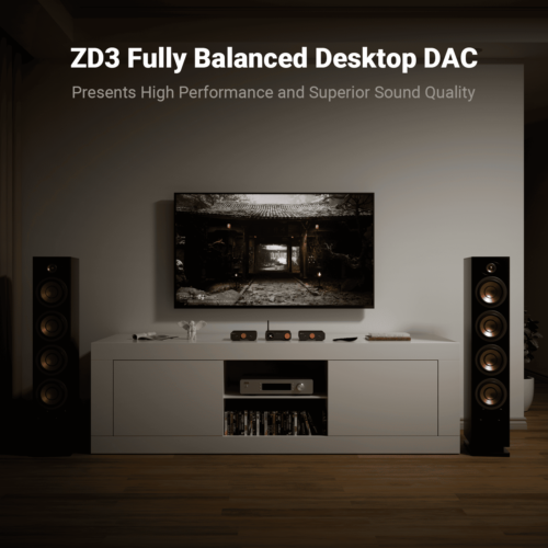 Fosi Audio ZA3/ZD3 Fully Balance Desktop DAC Integrated Amplifier Converter US - Image 4