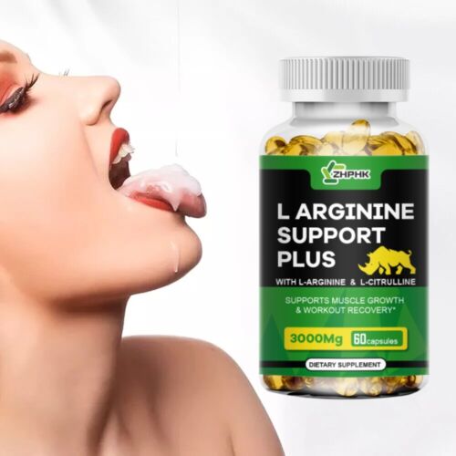 L-Arginine 3000mg Nitric Oxide,Testosterone Booster,Sperm Health, Energy Support - Image 2