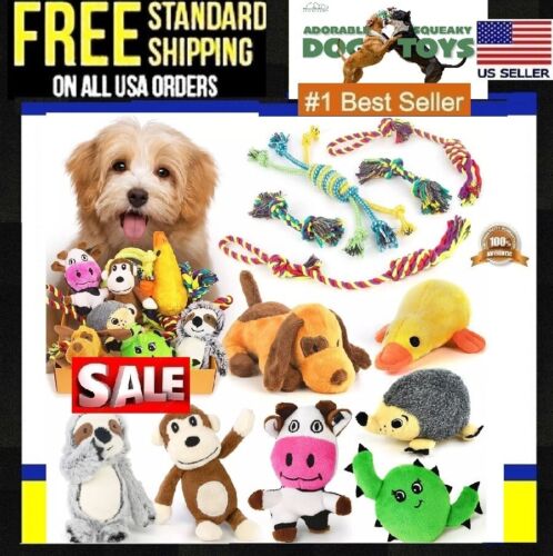 LEGEND SANDY Dog Squeaky Chew Toys for Small Dogs & Puppy Teething, 12 pack - Image 2