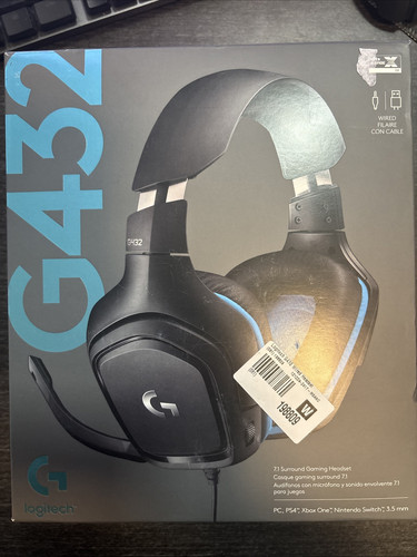 Logitech G432 Wired Gaming Headset - DTS:X 7.1 Surround Sound, Black - Image 2