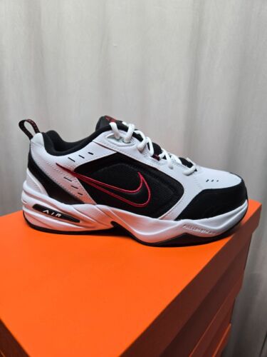 Nike Air Monarch IV 4E Men's Shoes, White, Black & Red Sizes 7.5-13 (ALL 4E) - Image 2