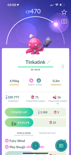Pokémon Go | Tinkatink, Tinkatuff, Tinhkaton  | Trade 20k stardust - Image 3