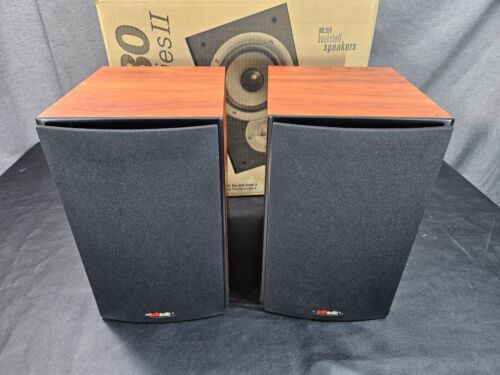 Polk Audio Monitor 30 Series II Cherry Bookshelf Speakers Home Audio Speakers - Image 3