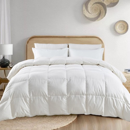 Quince White Goose Down Comforter Lightweight King Size New In Packaging - Image 2