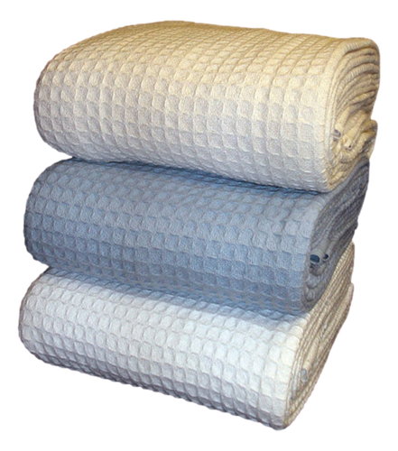 Santa Grace Honeycomb Thermal Waffle Blankets Bed/Sofa/Couch Throws 100% Cotton - Image 2