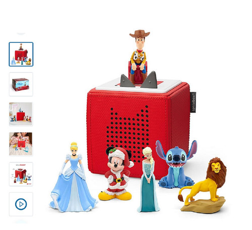 Tonies 10002377 Marvel Toniebox Audio Player Bundle with Spidey and Friends, Red - Image 2