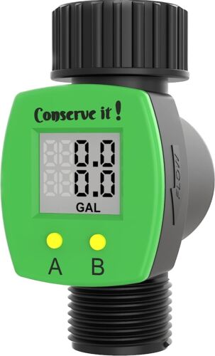 Water Flow Meter for Garden Hose for Watering or Filling RV Tank - Monitor Usage - Image 2