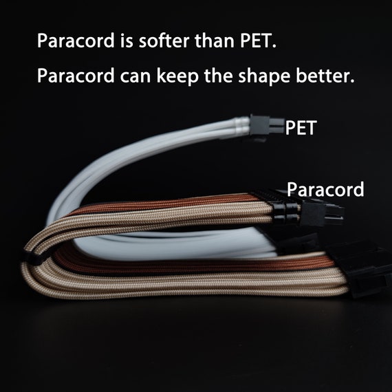 customized Noctua theme paracord extension kit PSU exntended cables - Image 8