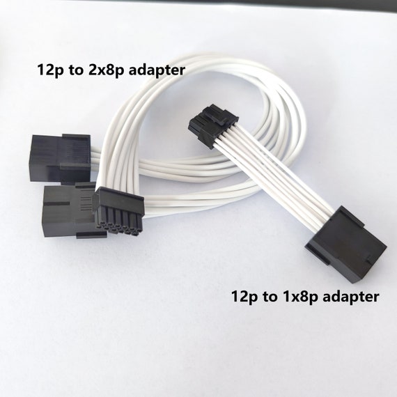 dreambigbyray custom Nvdia 30xx GPU 12p to PCIE8p converter  adapter extension cables - Image 2