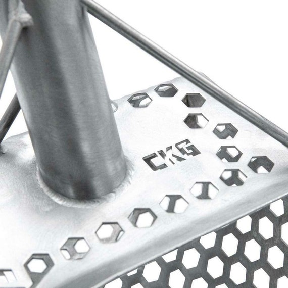 CKG Sand Scoop Metal Detecting Shovel Beach Water Detector Sifting Tool with Carbon Fiber Handle Pole - Image 3