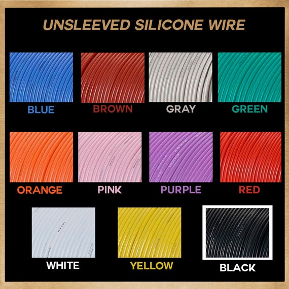 Unsleeved Individual SFX Silicone Cables (including 12vhpwr)