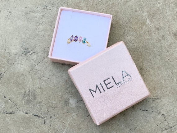 Mothers Ring 2, 3, 4 , 5,..8 Stone, Birthstone Ring for Mom, Birthstone Jewelry, Personalized Ring, Personalized Jewelry, Gifts for Mom - Image 8