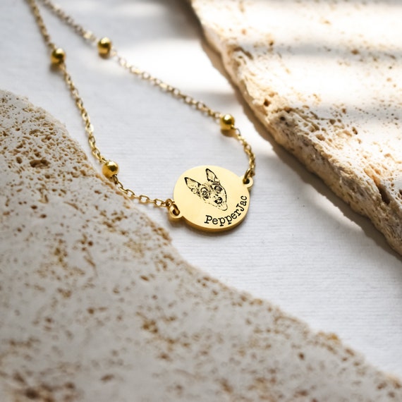 Pet Portrait Custom Bracelet for Dog Mom, Memorial Dog Photo Bangle, Engraved Cat Portrait, Cat Photo Jewelry, Pet Loss Gift, Adoption Gifts - Image 2