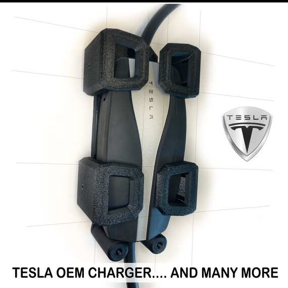 UNIVERSAL ADJUSTABLE EV Portable Mobile Charger Wall Holder - plugin electrical vehicles Ford Mach Lightning Tesla Prius Bolt Kia Vw & more - Image 2