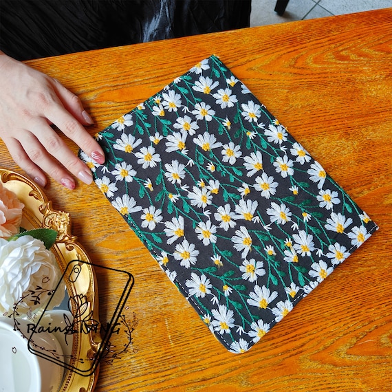 4 Style different daisy embroidered fabric ipad case with sleep wake up for iPad Air Pro 11''13"  2025 Mini 7 2024,iPad 11th 2025 11in case - Image 9
