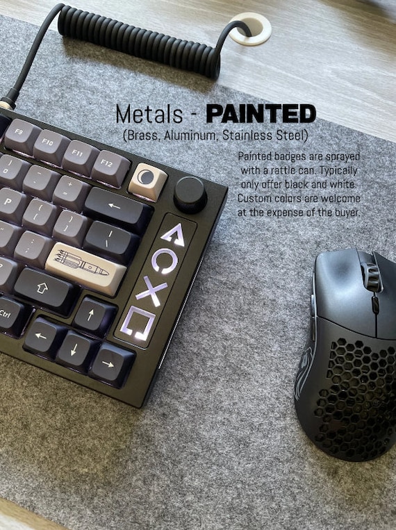 GMMK Pro Badge (Acrylic/Aluminum/Brass/Stainless Steel) - Image 4