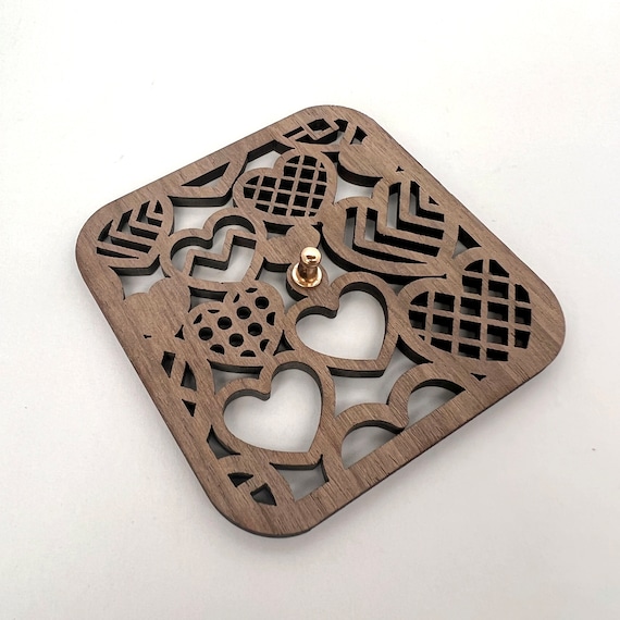 Personalised Grandparent gift wood photo cube - with audio playback (voice or music) - Image 7