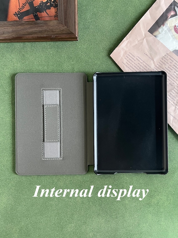 Personalised leather Kindle case All new kindle 6.8" 2021 case paperwhite 2022 case paperwhite 6" case kindle 10th 11th Gen Case Ebook Cover - Image 7