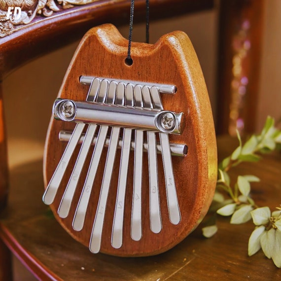 Meditation Instrument - 8 Key Kalimba Beginner Mbira Deze Thumb Finger Piano Wooden African Instrument Meditating Spiritual, Musical Gift - Image 4