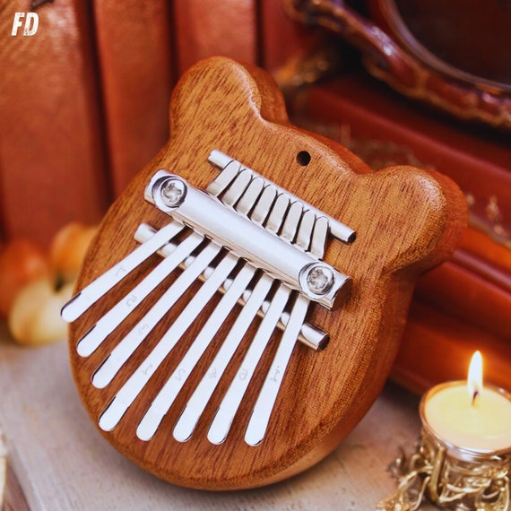 Meditation Instrument - 8 Key Kalimba Beginner Mbira Deze Thumb Finger Piano Wooden African Instrument Meditating Spiritual, Musical Gift - Image 2